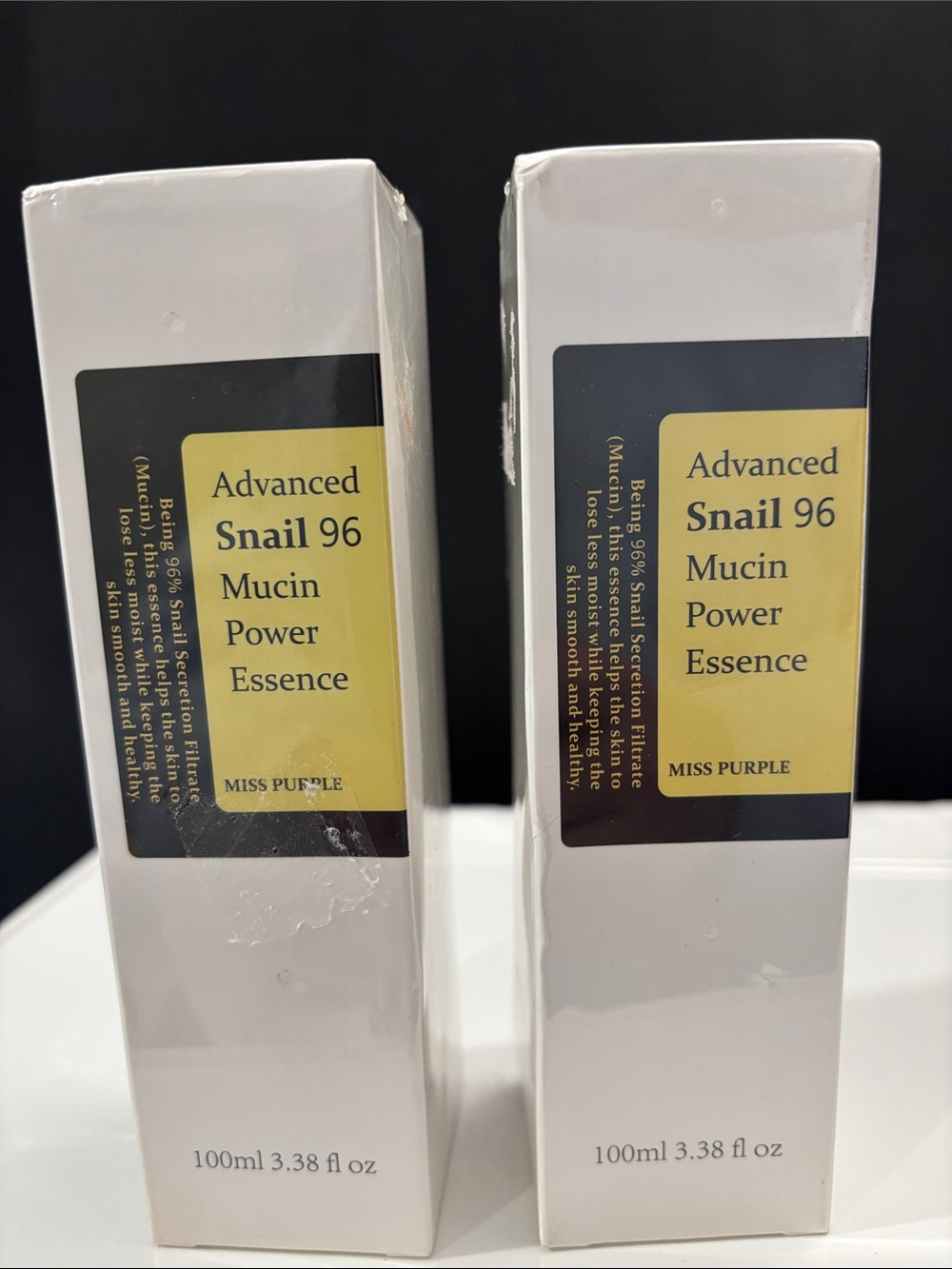 Miss Purple Advanced Snail 96 Mucin Power Essence - Miss Purple PAIR!🐌
